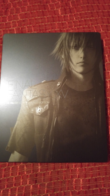 Noctis is on the front of the game's case.